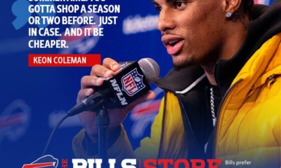 Got The 'I Get My Coats In The Summertime' Sale Code From The Bills Today LOL.