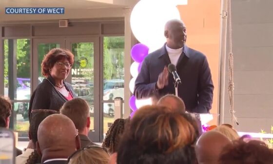 Michael Jordan opens a third clinic in Wilmington, NC, to serve uninsured and underinsured residents. Funded by his $10 million donation, the Novant Health Michael Jordan Family Medical Clinic aims to provide quality care.