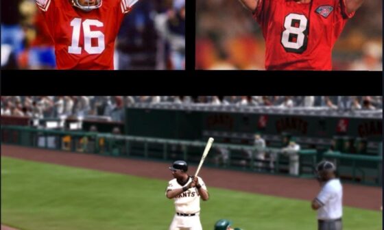 Fun Fact: 2K did not have the rights to use Barry Bonds in their MLB game. In his place was fictional player Joe Young, whose name was a reference to Joe Montana and Steve Young