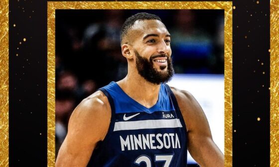 [NBAPR] Minnesota Timberwolves center Rudy Gobert is the recipient of the Hakeem Olajuwon Trophy as the 2023-24 Kia NBA Defensive Player of the Year.