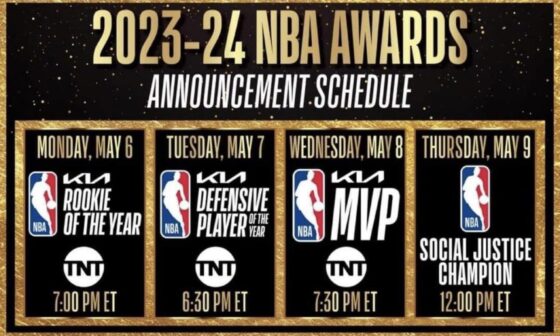 DPOY will be announced Tuesday at 6:30!