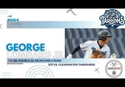 George Lombard Jr. Vs. Clearwater Threshers 5/12/24