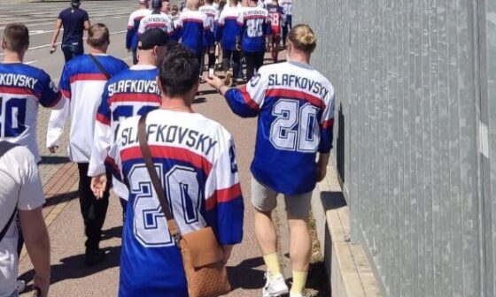 Slafkovsky jerseys at Worlds