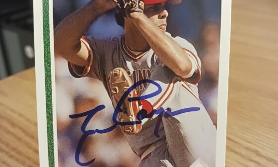 Posting a Reds autographed card every day until we win the World Series. Day 332: Tim Layana