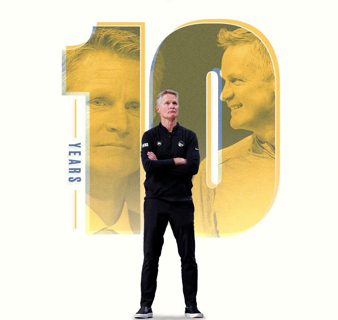 Steve Kerr became a Warrior 10 years ago today