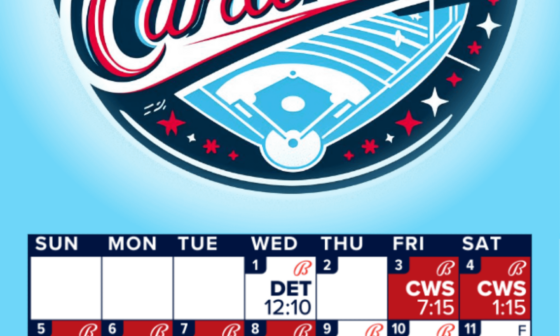 May Phone Calendar: Bing AI "st louis cardinals emblem with white background and baby blue accents showing a generic baseball field"