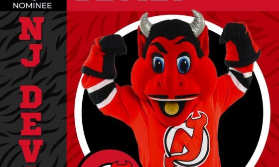 NJ Devil has been nominated for Mascot hall of fame