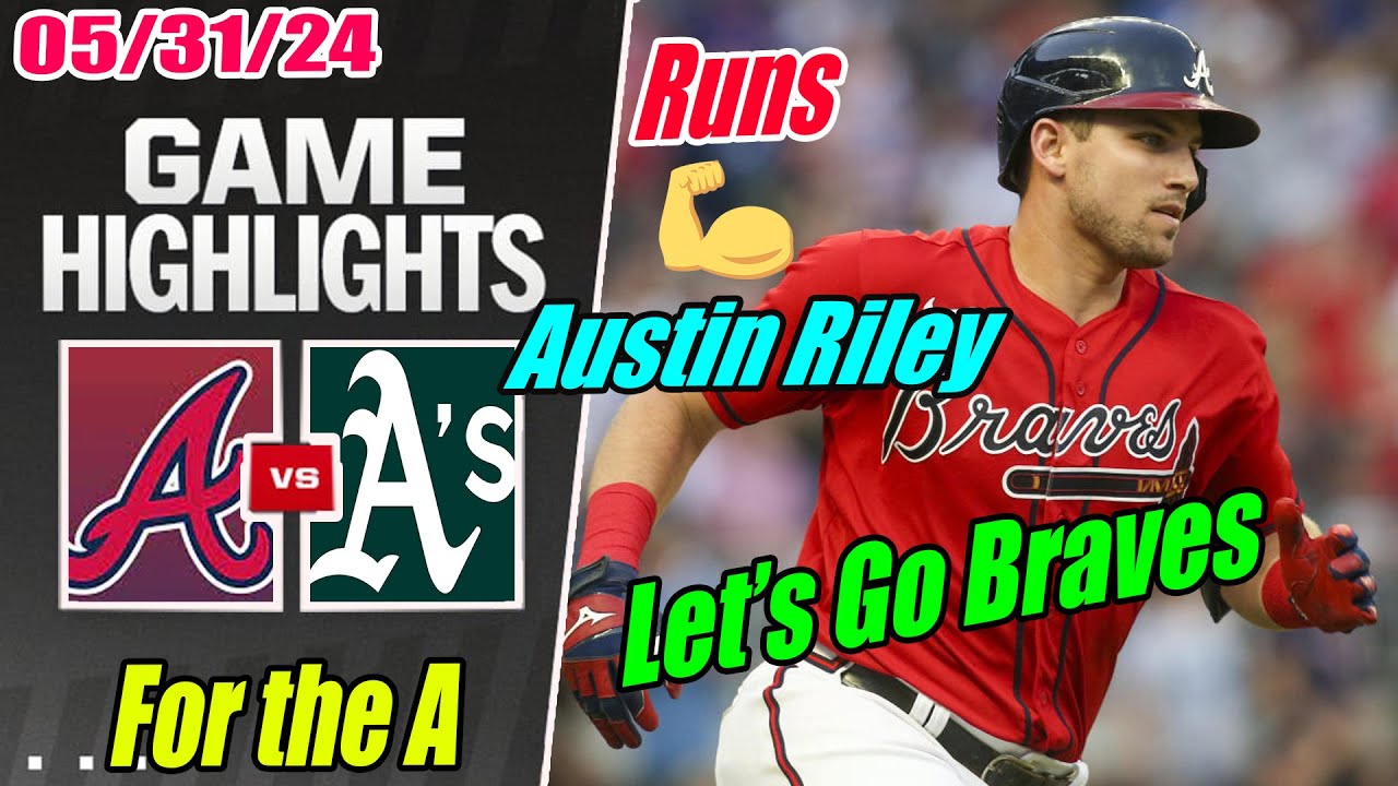 Atlanta Braves vs Oakland Athletics [Highlights] May 31, 2024 Start with a new look. Let's Go Braves