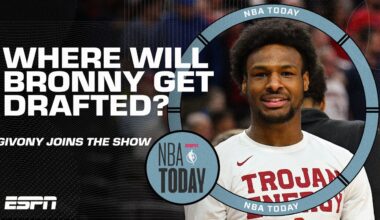 Bronny James climbing NBA Draft boards + Who will go No. 1? | NBA Today