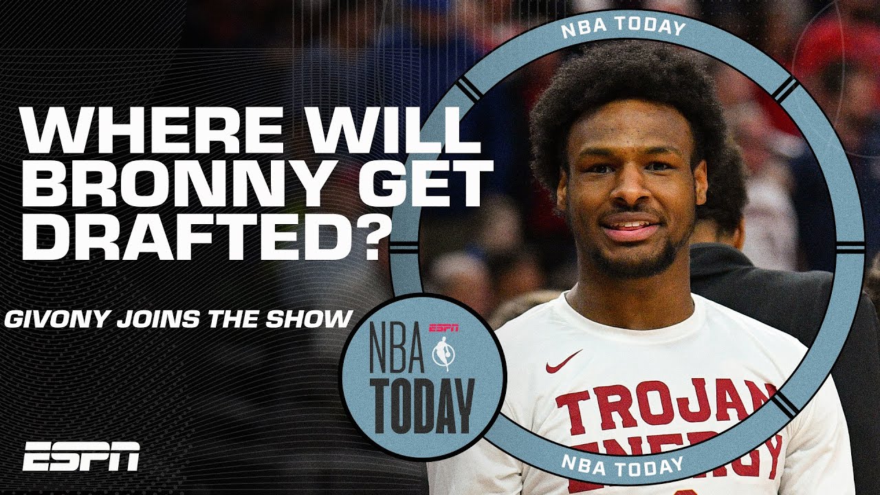Bronny James climbing NBA Draft boards + Who will go No. 1? | NBA Today