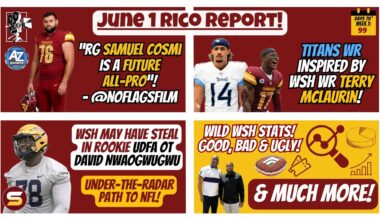 🔥June 1 Rico Report: "Samuel Cosmi is All-Pro"! Titans WR Inspired by Terry! Secret WSH Rookie OT!