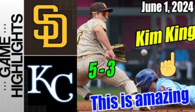 Royals vs Padres [Full Highlights] June 1, 2024 | W fantasy goat ! Amazing Game !