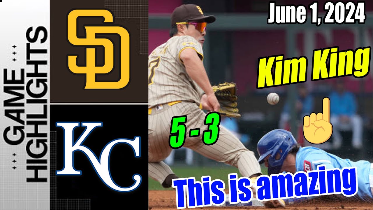 Royals vs Padres [Full Highlights] June 1, 2024 | W fantasy goat ! Amazing Game !