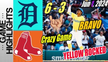 Tigers vs Boston Red Sox Highlights, 06/01/24 | Enmanuel DOUBLE HOMERUN lead to Red Sox win 😎