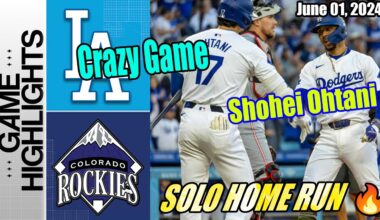 LA Dodgers vs Rockies (Game Today Highlights) | June 01, 2024 | Home Run (Crazy Game) 🔥