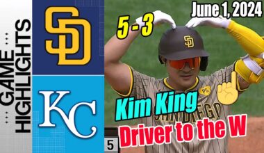 Padres vs Royals [Highlights] June 1, 2024 | Stay hot, Ha-Seong King🔥
