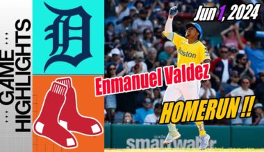Red Sox vs Tigers [Highlights] June 1, 2024 | Valdez sends it to the pen! ✔️