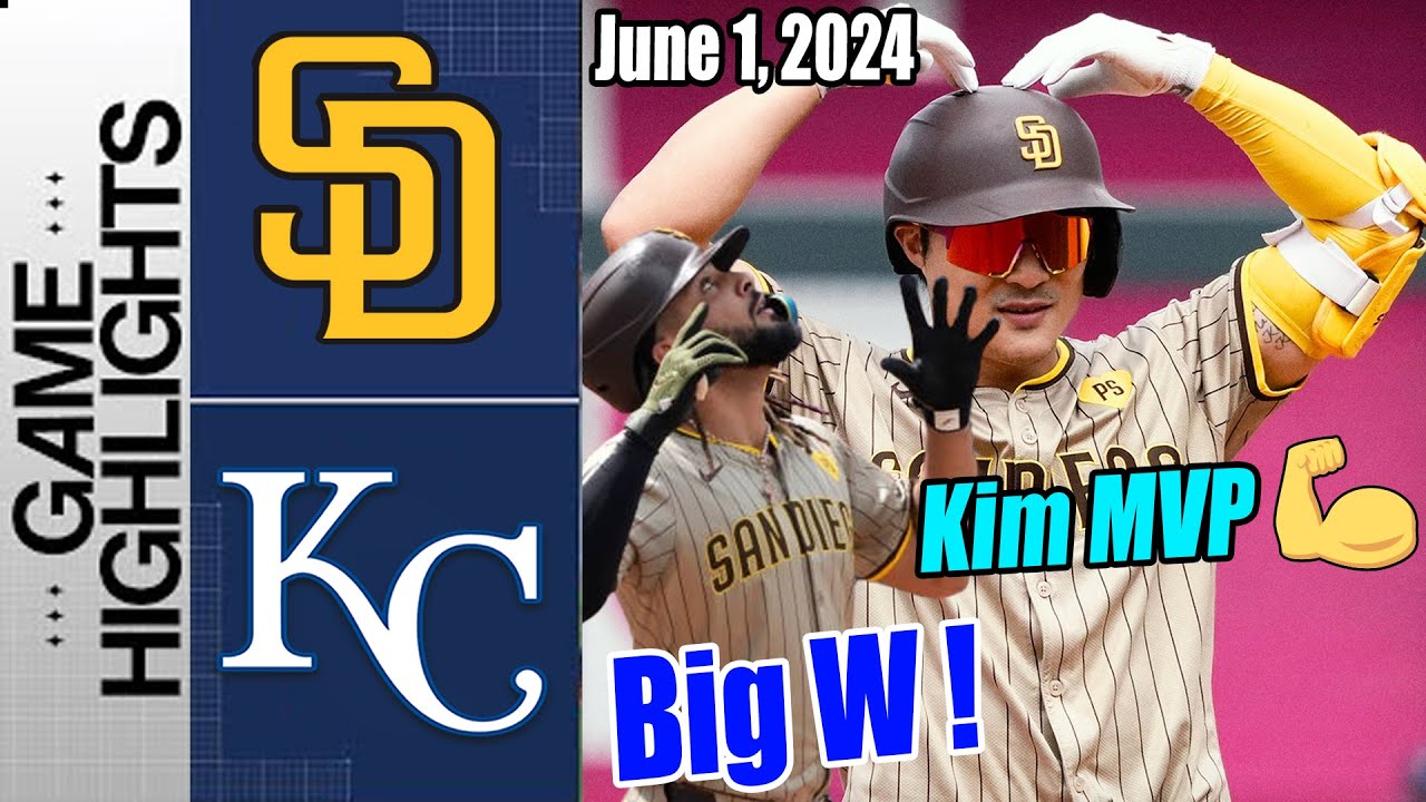 Padres vs Royals [FULL GAME] | Kim's Big Day ! Padres take the first two games in KC !