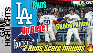 Dodgers vs Rockies (Game Highlights) | June 01, 2024 | Shohei Ohtani Comeback | MLB Highlights 2024