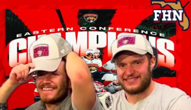 Sasha Barkov, Matthew Tkachuk: Florida Panthers 2024 NHL Eastern Conference Champions