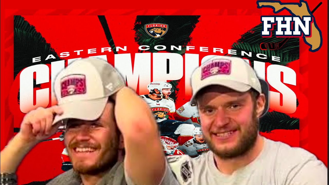 Sasha Barkov, Matthew Tkachuk: Florida Panthers 2024 NHL Eastern Conference Champions