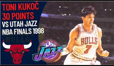 Toni Kukoc 30 pts VS Utah Jazz | NBA FINALS 1998