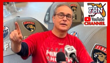 Paul Maurice, Florida Panthers Stanley Cup Final v. Edmonton Oilers; Practice 6/4/24