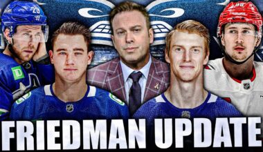 ELLIOTTE FRIEDMAN CANUCKS UPDATES: MARTIN NECAS, ELIAS LINDHOLM, NIKITA ZADOROV, TYLER MYERS