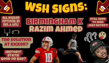 🚨WSH Signs New Kicker From UFL! History & Stats! Has WSH Found Its Solution? ALL KICKER OPTIONS!👀