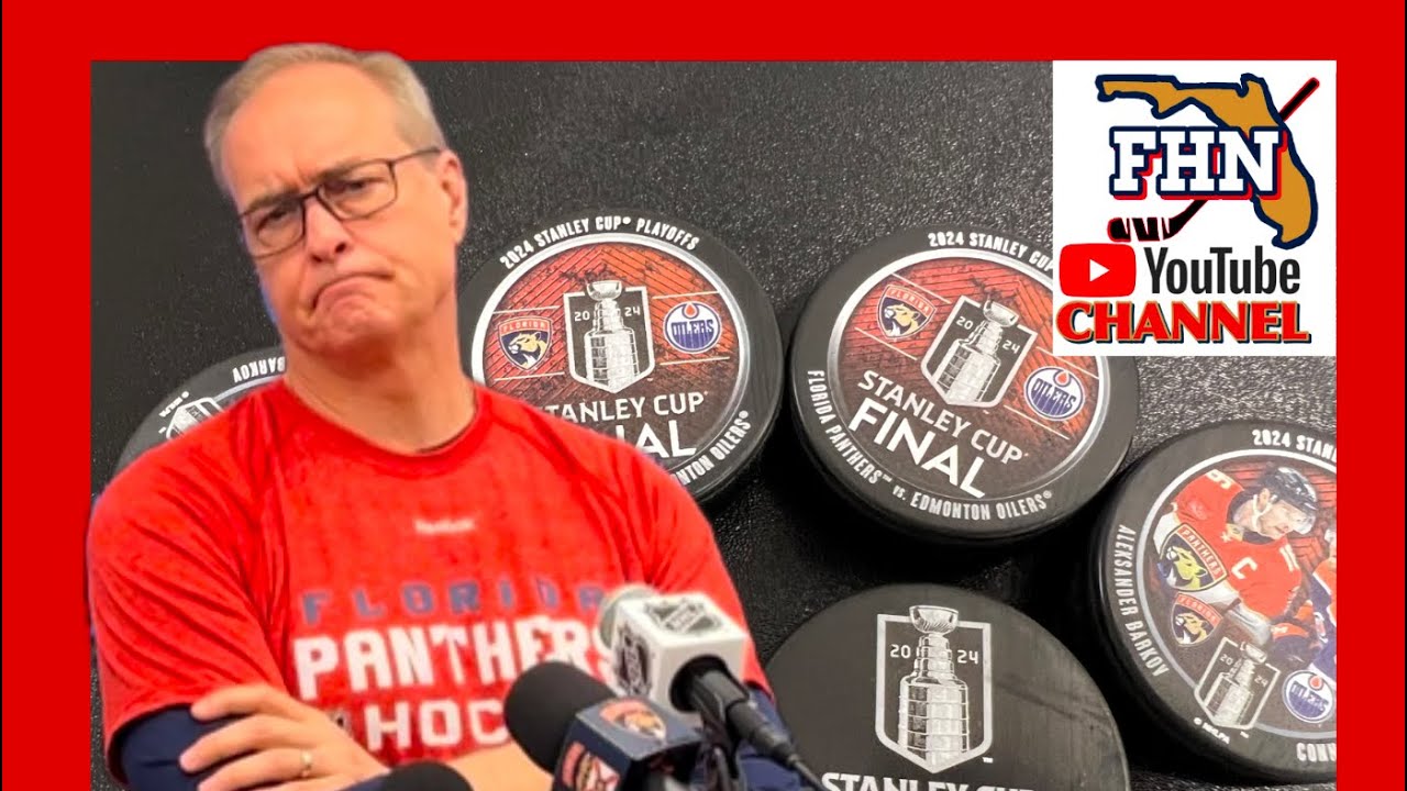 Paul Maurice, Florida Panthers: Stanley Cup Final v. Edmonton Oilers - Practice 6/5/2024