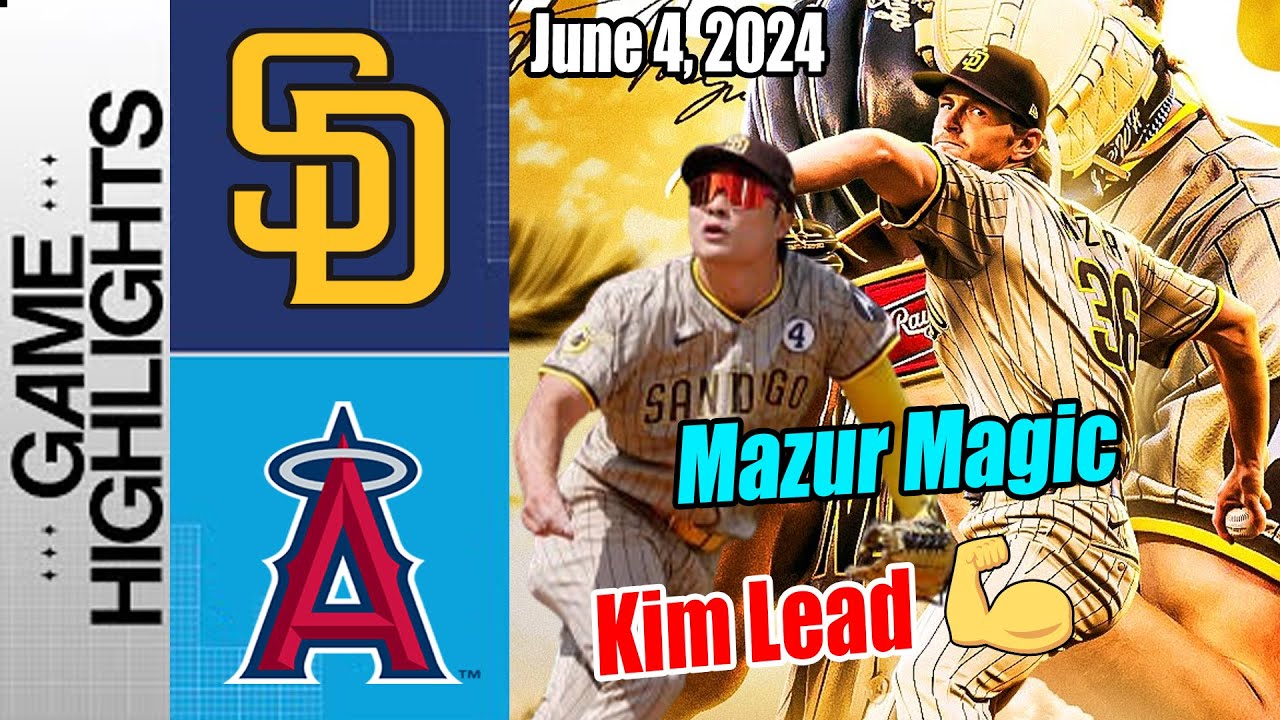 San Diego Padres vs Los Angeles Angels [FULL GAME] June 4, 2024 | Wining back-to-back games !