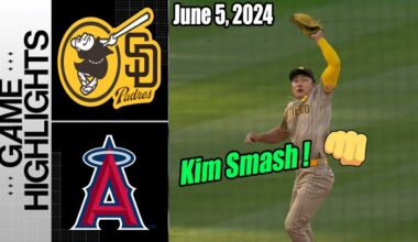 San Diego Padres vs Los Angeles Angels [Highlights] June 5, 2024 | The Legend of Padres