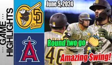 Padres vs Angels [Full Highlights] June 5, 2024 | Padres comeback ! Tatis Jr & Arraez're electric