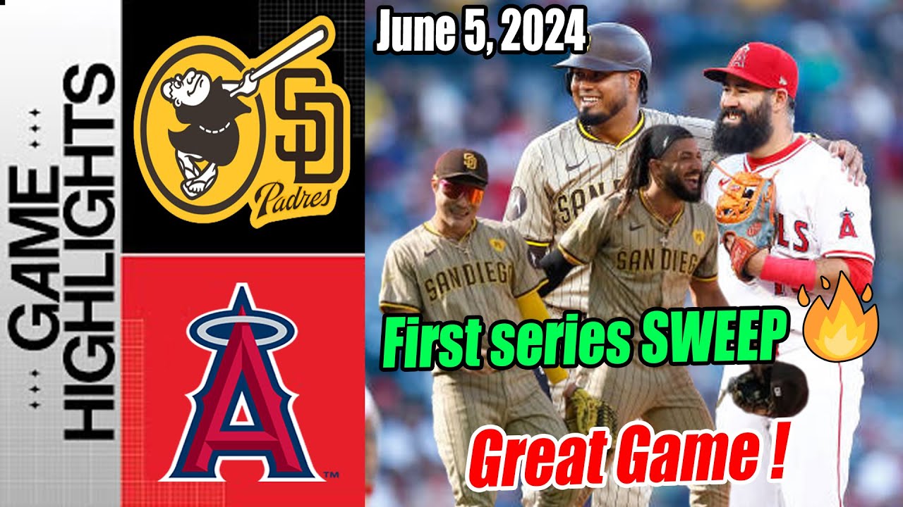 San Diego Padres vs Los Angeles Angels [FULL GAME] 06/05/24 | 3rd straight win & first series sweep!