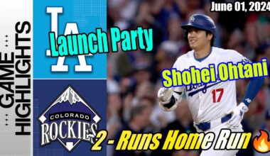 Dodgers vs Rockies (Full Highlights) | June 01, 2024 | 2 - Runs Home Run [Launch Party] 💥