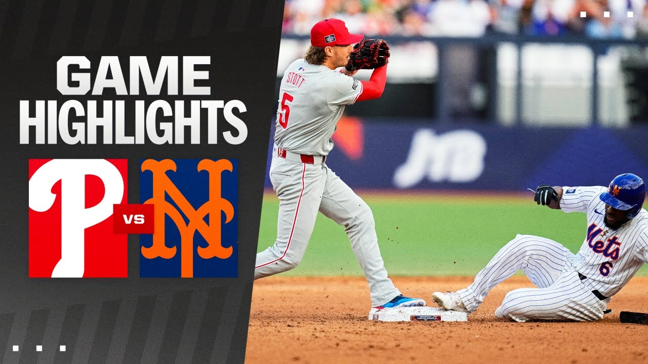 Phillies vs. Mets London Series Game Highlights (6/8/24) | MLB Highlights