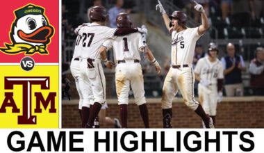 Texas Aggies vs Oregon Highlights Today (06/08/2024) | NCAA Baseball Championship - Game 2