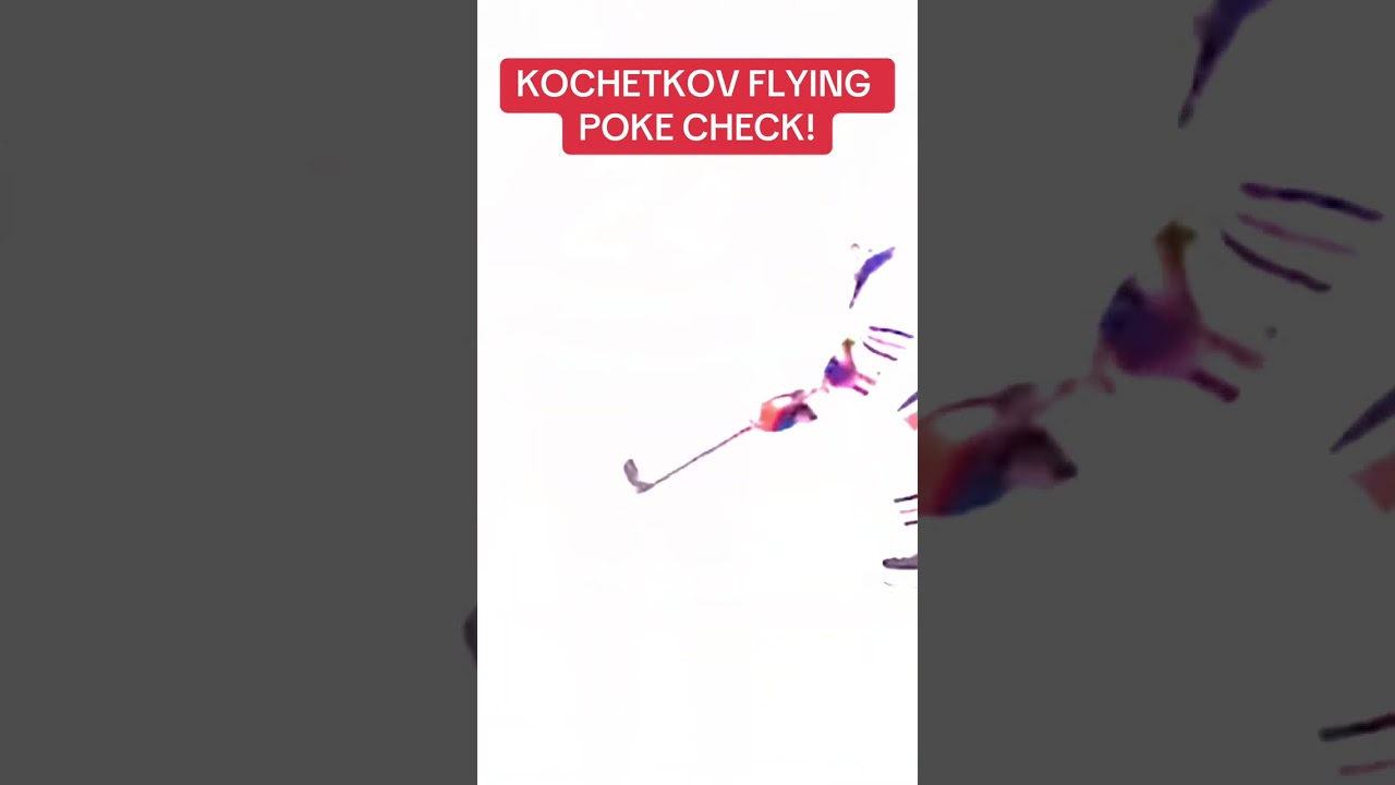 KOCHETKOV FLYING POKE CHECK 😱 #nhl #hockey #hockeyfans #hockeyhighlights #icehockey #hockeyclips