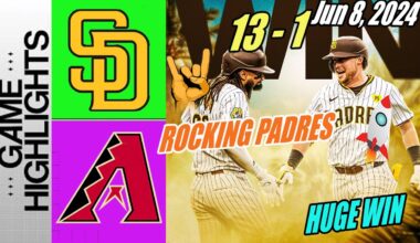 San Diego Padres vs D-backs (6/8/24) What a Play Game! Highlights | King Padres MVP! 💖