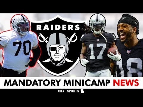 Las Vegas Raiders Minicamp News & Rumors + Injury Updates On Davante Adams, Jackson Powers-Johnson