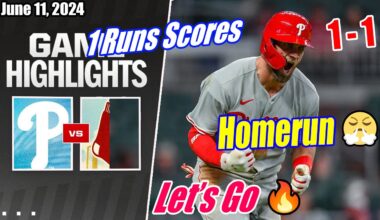 Philadelphia Phillies vs Boston Red Sox (Today Highlights) | June 11, 2024 | MLB Highlights 2024 🔥