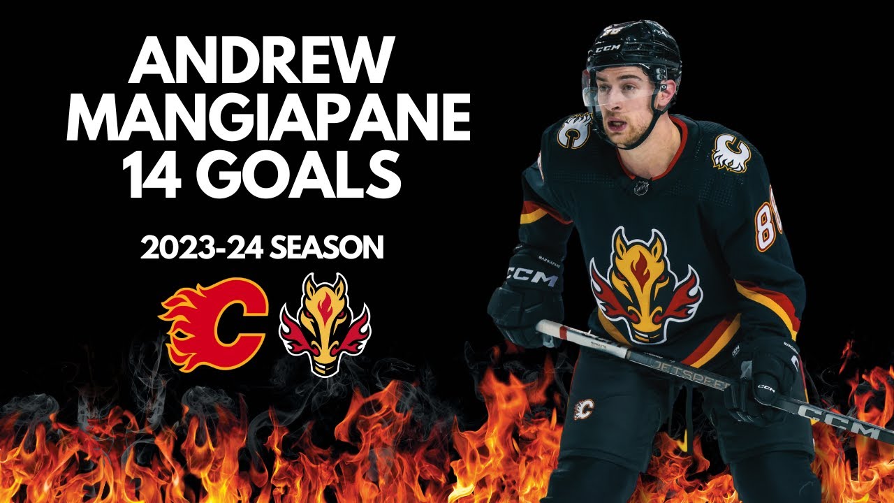 Andrew Mangiapane All 14 Goals From The 2023-24 Season | Calgary Flames