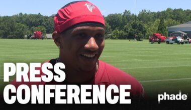 Michael Penix Jr., Drake London & others speak to media on the final day of OTAs | Press Conference