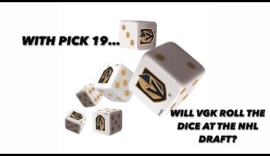 WILL THE VEGAS GOLDEN KNIGHTS ROLL THE DICE AT PICK #19? #nhl #nhldraft #nhldraft2024 #celebrini