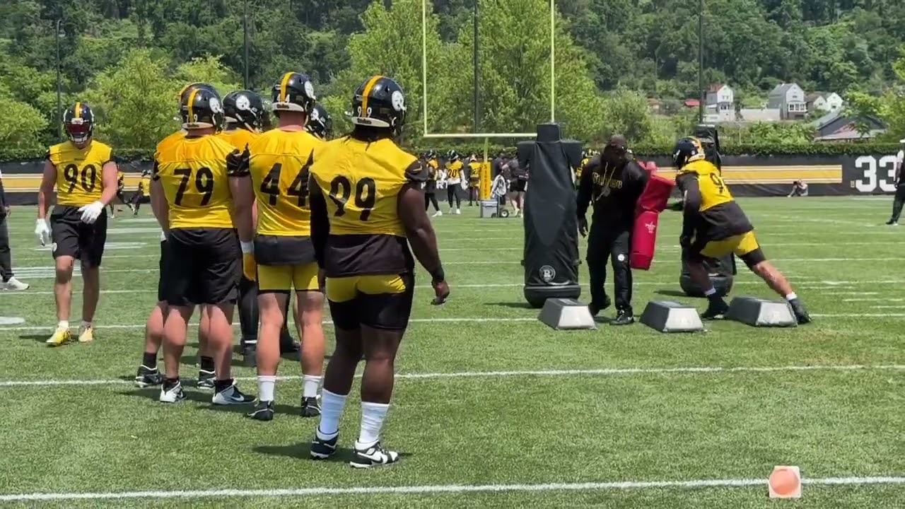 Mike Tomlin Sets Tone with Defensive Line | Steelers Sights & Sounds