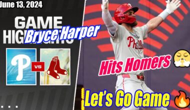 Philadelphia Phillies vs Boston Red Sox (Today Highlights) | June 13, 2024 | MLB Highlights 2024 🔥