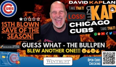 REKAP ⚾️ Cubs 3-2 Loss to the Rays - Guess what - The Bullpen Blew Another One!!! 😠🔥😠🔥