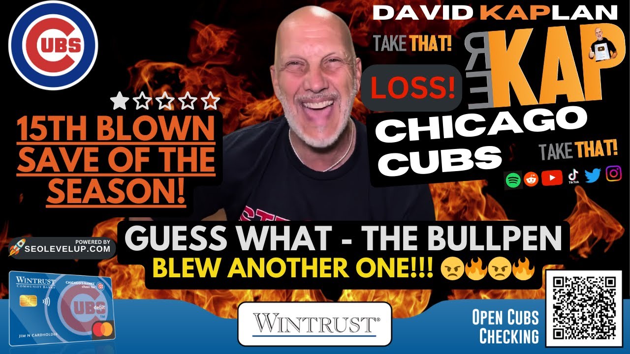 REKAP ⚾️ Cubs 3-2 Loss to the Rays - Guess what - The Bullpen Blew Another One!!! 😠🔥😠🔥