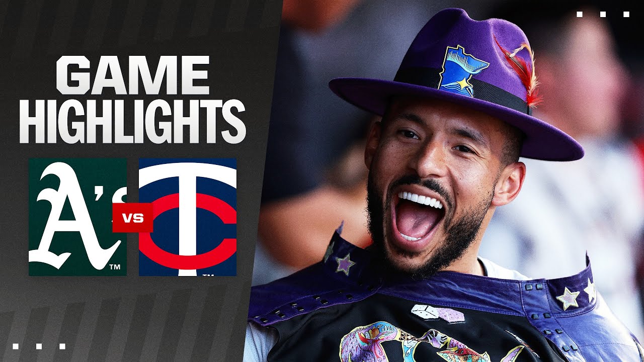 A's vs. Twins Game Highlights (6/13/24) | MLB Highlights