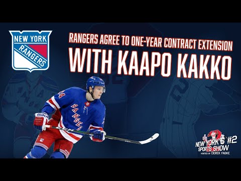 Kaapo Kakko agrees to one-year contract extension with New York Rangers